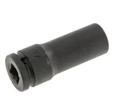 Llave de vaso eléctrica de 17 mm con accionamiento cuadrado de 1/2" (12,7 mm)