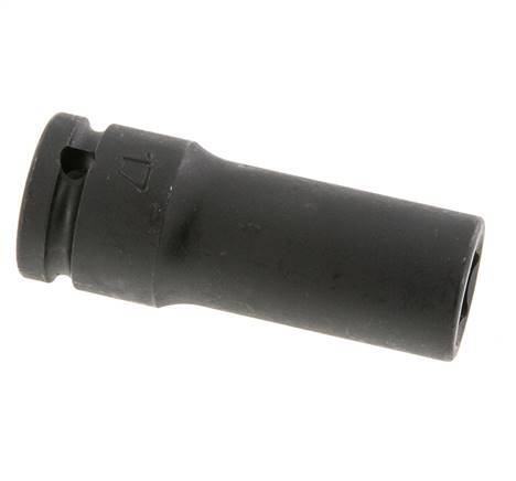 Llave de vaso eléctrica de 17 mm con accionamiento cuadrado de 1/2" (12,7 mm)