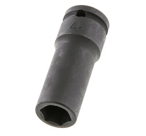 Llave de vaso eléctrica de 17 mm con accionamiento cuadrado de 1/2" (12,7 mm)