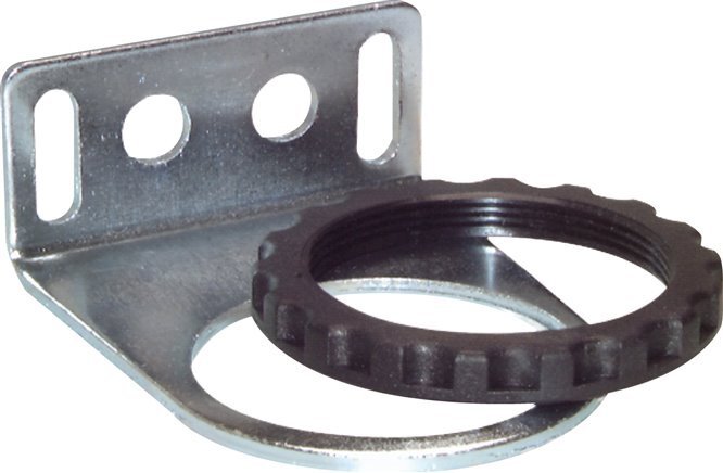 Soporte de montaje con anillo que incluye tuerca de unión de panel M 50x1.5 Multifix 2