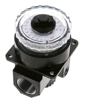 Regulador de presión G1'' 9000l/min 0.0-11.0bar/0-160psi