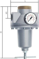 Pressure Regulator G1'' 9500 l/min 0.5-10.0bar/7-145psi Zinc Die-Cast Standard 5