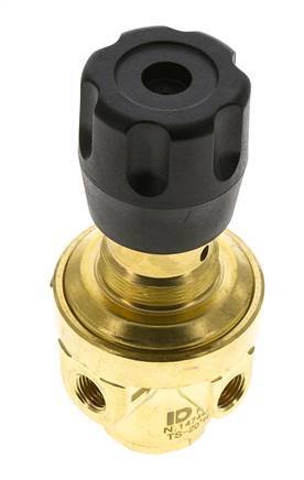 Regulador de presión G1/4'' 490l/min 0.2-3.0bar/3-44psi Latón