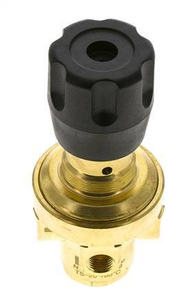 Regulador de presión G1/4'' 490l/min 0.2-3.0bar/3-44psi Latón