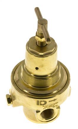 Regulador de presión G1/2'' 1500l/min 0.1-1.5bar/1-22psi Latón CO2