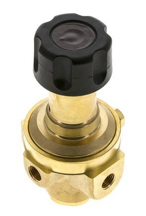 Regulador de presión G1/4'' 490l/min 0.5-8.0bar/7-116psi Latón Gases Líquidos
