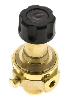 Regulador de presión G1/4'' 490l/min 0.5-8.0bar/7-116psi Latón Gases Líquidos