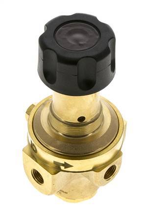Regulador de presión G1/4'' 490l/min 0.5-8.0bar/7-116psi Latón Gases Líquidos