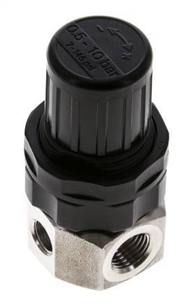 Regulador de presión G1/4'' 320l/min 0.5-10.0bar/7-145psi Acero inoxidable Gases Líquidos