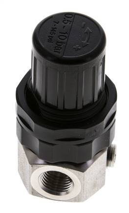 Regulador de presión G1/4'' 320l/min 0.5-10.0bar/7-145psi Acero inoxidable Gases Líquidos