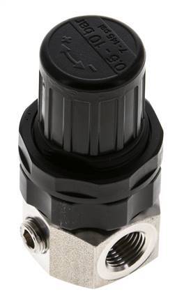 Regulador de presión G1/4'' 320l/min 0.5-10.0bar/7-145psi Acero inoxidable Gases Líquidos