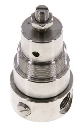 Regulador de presión G1/4'' 350l/min 0.1-1.5bar/1-22psi Acero inoxidable Gases Líquidos