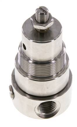 Regulador de presión G1/4'' 350l/min 0.1-1.5bar/1-22psi Acero inoxidable Gases Líquidos