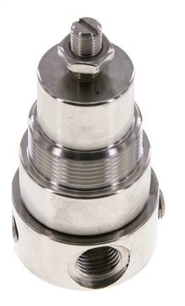 Regulador de presión G1/4'' 350l/min 0.1-1.5bar/1-22psi Acero inoxidable Gases Líquidos