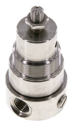 Regulador de presión G1/4'' 350l/min 0.1-1.5bar/1-22psi Acero inoxidable Gases Líquidos