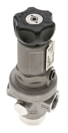 Regulador de Presión de Precisión G1/2'' 1900l/min 5.0-30.0bar/72-435psi Acero Inoxidable Gases Líquidos