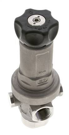 Regulador de Presión de Precisión G1/2'' 1900l/min 5.0-30.0bar/72-435psi Acero Inoxidable Gases Líquidos