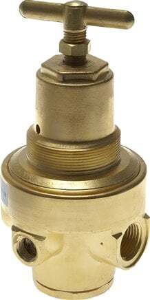 Regulador de presión G1/2'' 1500l/min 2.0-30.0bar/29-435psi Latón CO2