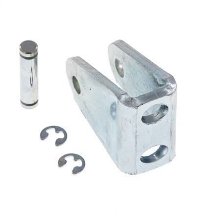 Taco de cojinete para cilindro ISO 6432 de 8 mm 10 mm con pasador