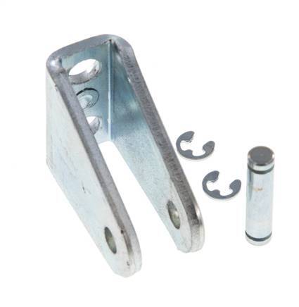 Taco de cojinete para cilindro ISO 6432 de 8 mm 10 mm con pasador