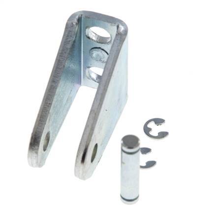 Taco de cojinete para cilindro ISO 6432 de 8 mm 10 mm con pasador