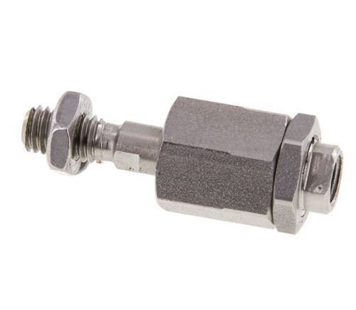 Junta flotante M6 para cilindro Acero inoxidable 304 (1.4301)