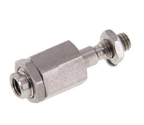 Junta flotante M6 para cilindro Acero inoxidable 304 (1.4301)