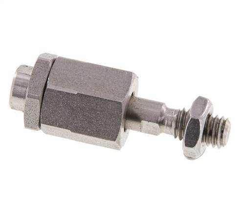 Junta flotante M6 para cilindro Acero inoxidable 304 (1.4301)