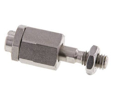 Junta flotante M6 para cilindro Acero inoxidable 304 (1.4301)