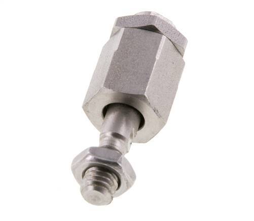 Junta flotante M6 para cilindro Acero inoxidable 304 (1.4301)