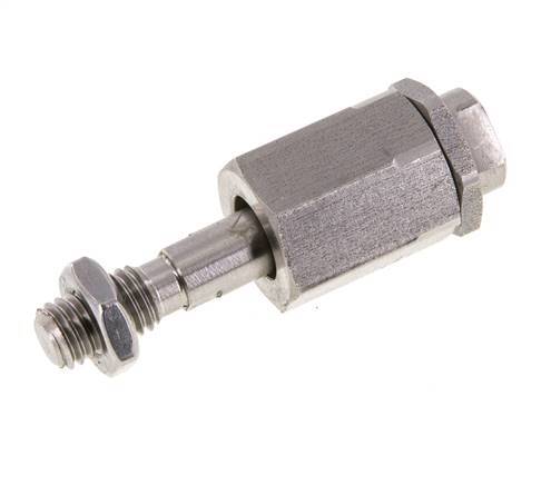 Junta flotante M8 para cilindro Acero inoxidable 304 (1.4301)