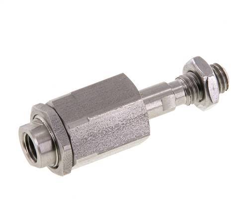 Junta flotante M8 para cilindro Acero inoxidable 304 (1.4301)