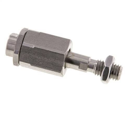 Junta flotante M8 para cilindro Acero inoxidable 304 (1.4301)