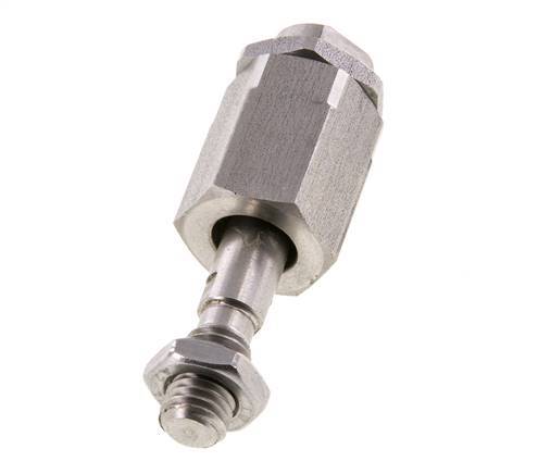 Junta flotante M8 para cilindro Acero inoxidable 304 (1.4301)