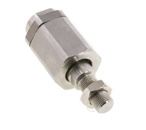 Junta flotante M16 x 1,5 para cilindro Acero inoxidable 304 (1.4301)