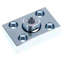 Acoplamiento flexible con placa de montaje para cilindro ISO 15552 ISO 21287 de 25 mm y 32 mm
