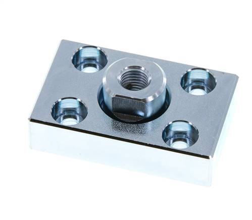Acoplamiento flexible con placa de montaje para cilindro ISO 15552 ISO 21287 de 25 mm y 32 mm