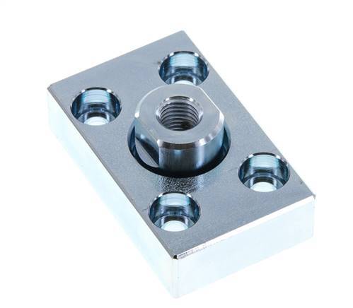 Acoplamiento flexible con placa de montaje para cilindro ISO 15552 ISO 21287 de 25 mm y 32 mm