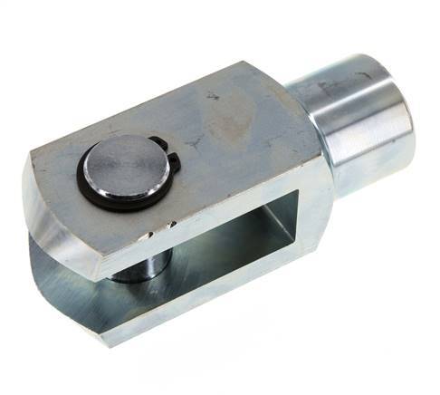 Pasador de horquilla M27 x 2 Acero cincado