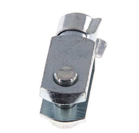 Pasador de horquilla M8 Acero cincado