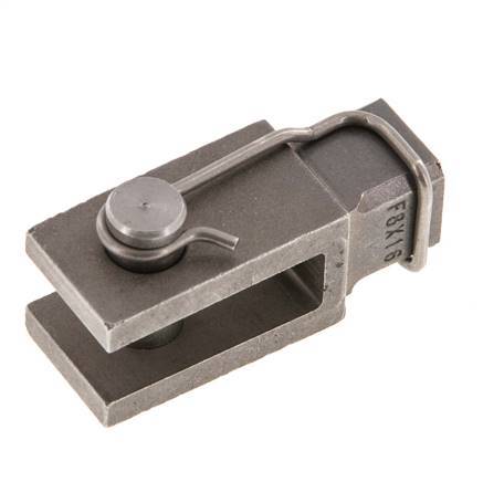Pasador de horquilla M8 Acero inoxidable 1.4571