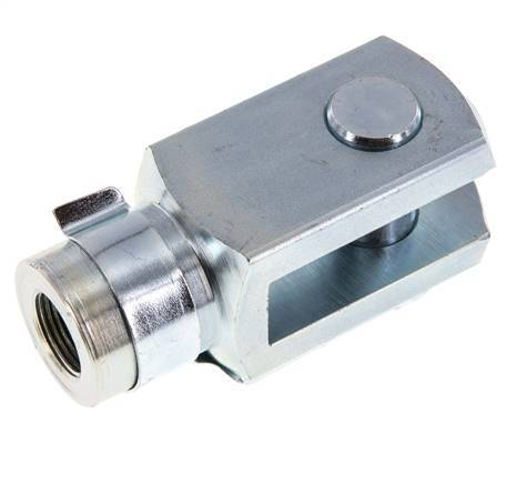 Pasador de horquilla M20 x 1,5 Acero cincado