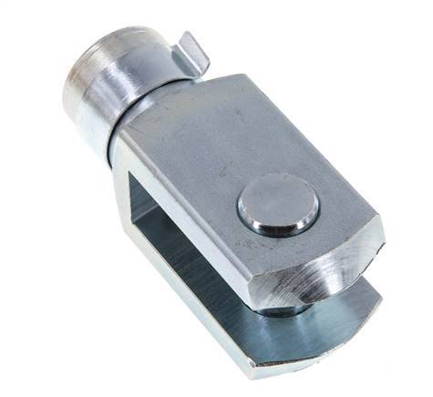 Pasador de horquilla M20 x 1,5 Acero cincado