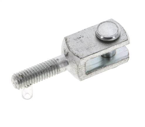 Pasador de horquilla M6 Macho Acero cincado