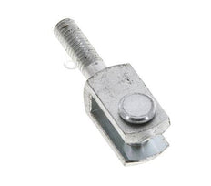 Pasador de horquilla M6 Macho Acero cincado