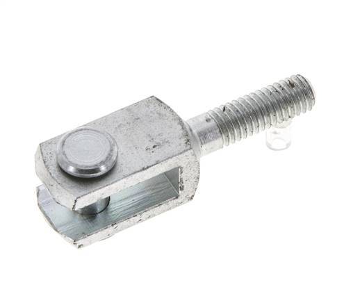 Pasador de horquilla M6 Macho Acero cincado