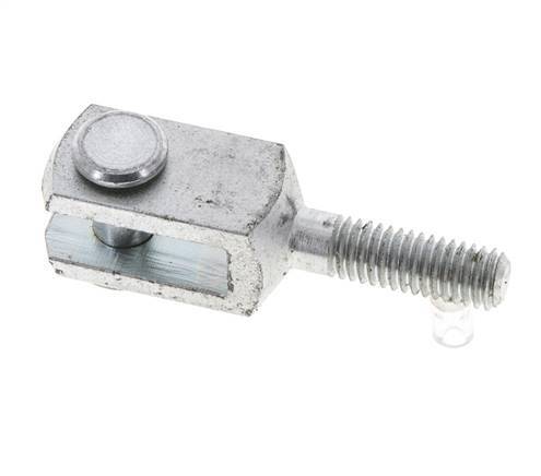 Pasador de horquilla M6 Macho Acero cincado