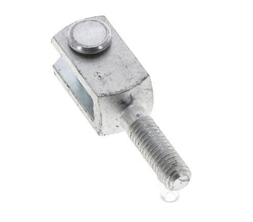 Pasador de horquilla M6 Macho Acero cincado