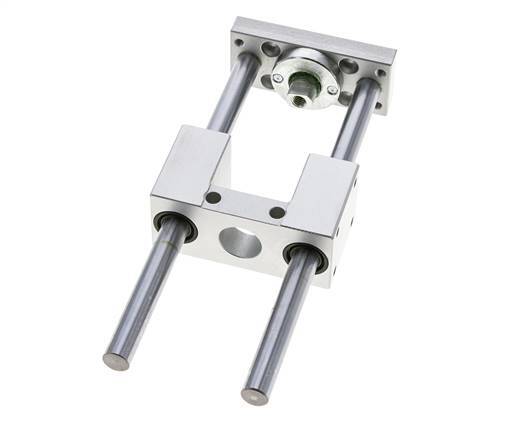 Unidad de guía para cilindro ISO 6432 de 12 mm y 16 mm