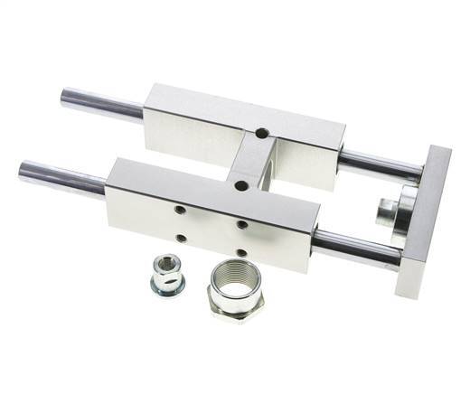 Unidad de guía para cilindro ISO 6432 de 20 mm y 25 mm